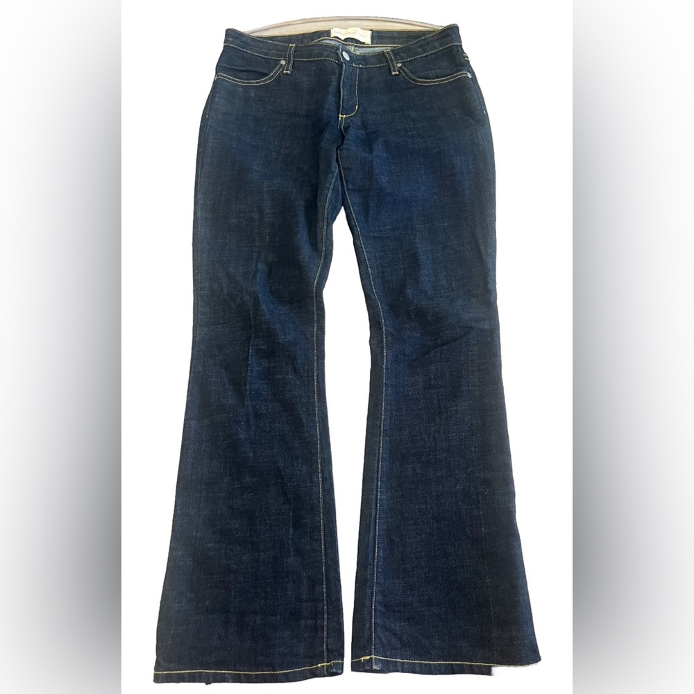 PAPER DENIM & CLOTH Dark Wash Jeans 2-Mod Rigid Bootcut Flare Size 29  33x31